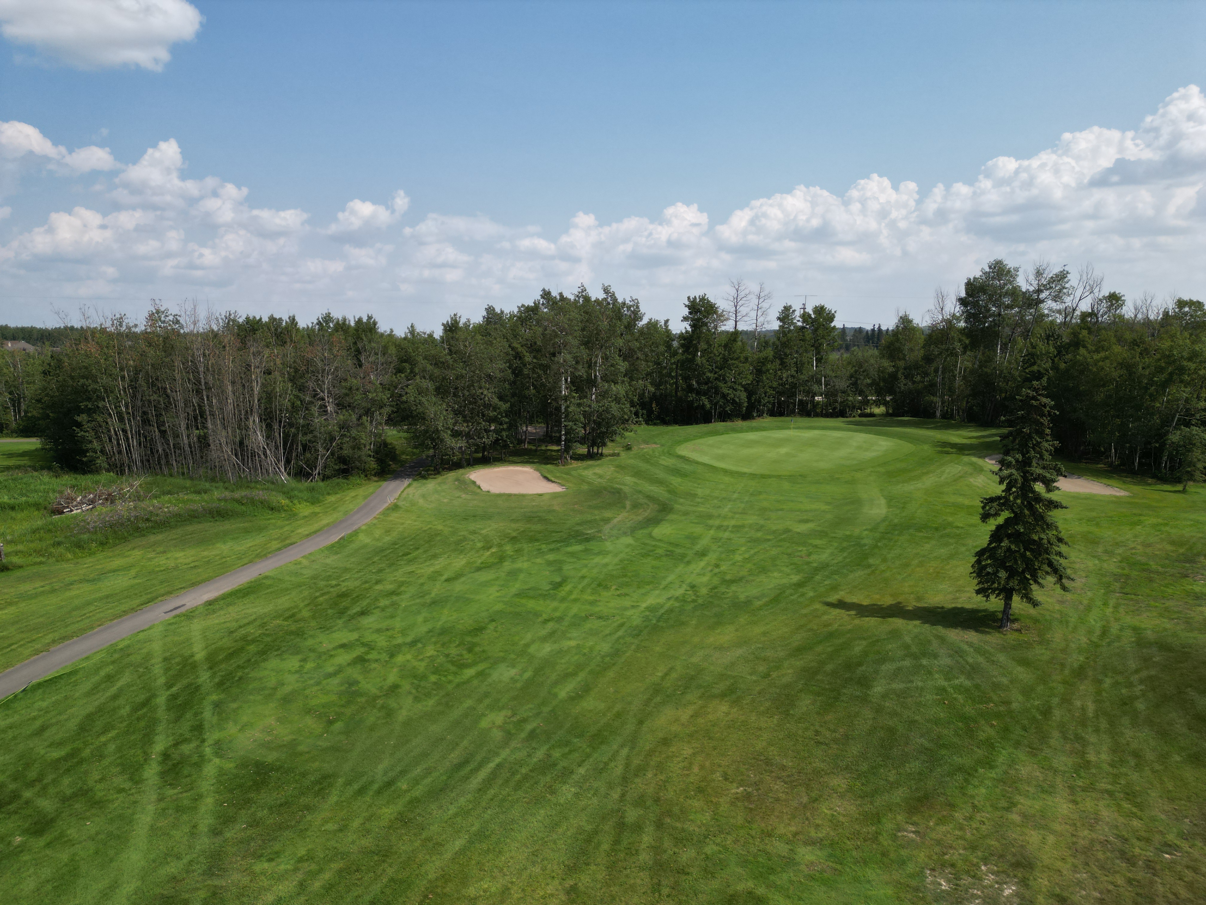 Aerial view of Edmonton Springs Golf Course